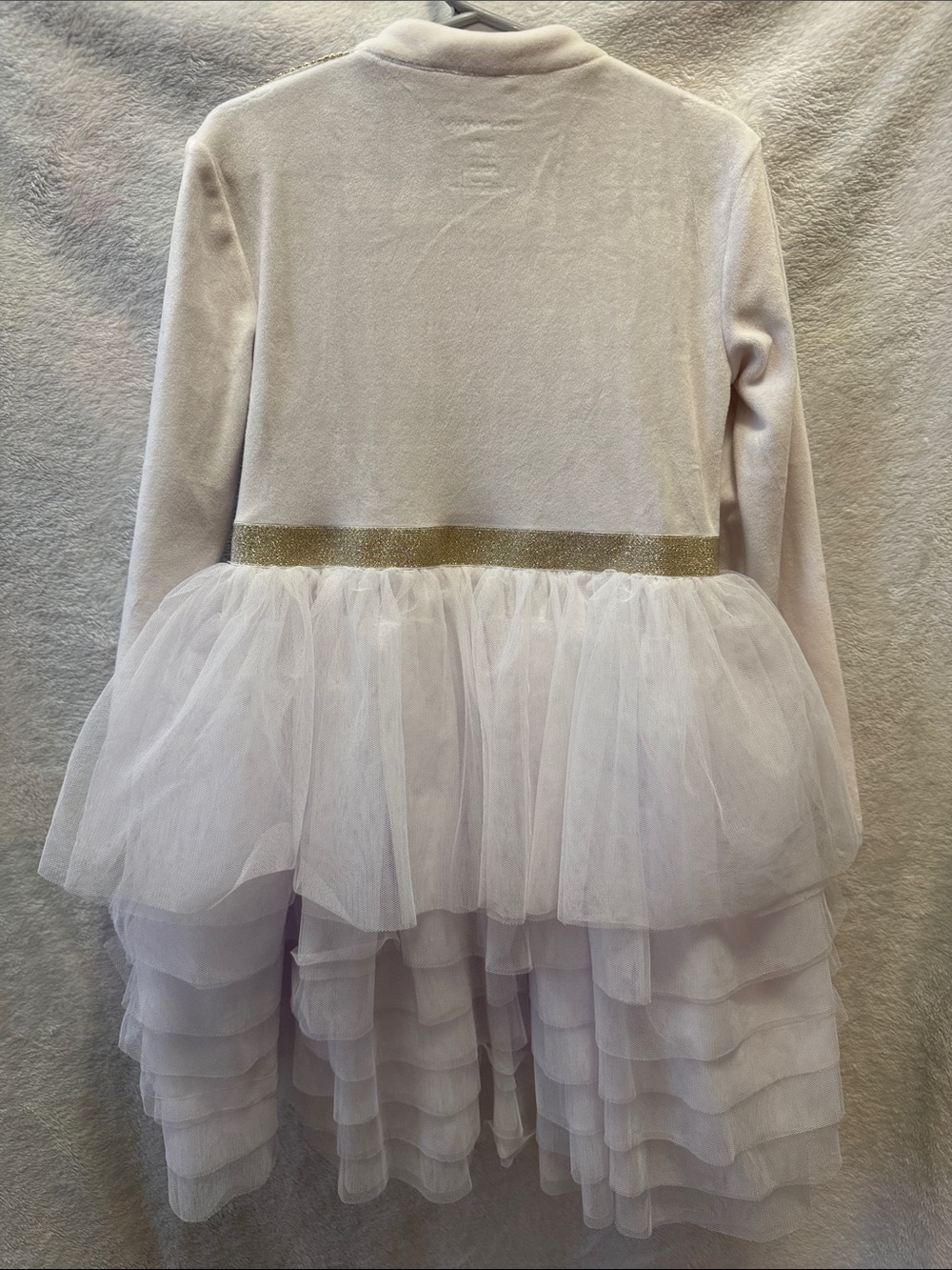 Posh Peanut Nutcracker White & Gold Tulle Ballet Costume Dress Girls Size 7Y-8Y - Picture 6 of 7
